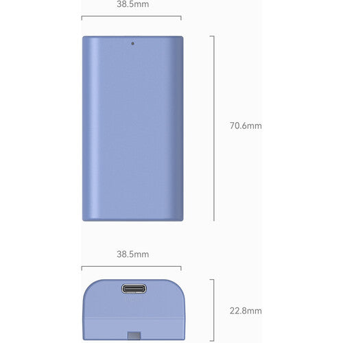 SmallRig L-Series/NP-F550 USB-C Battery (3500mAh, Blue) 4331