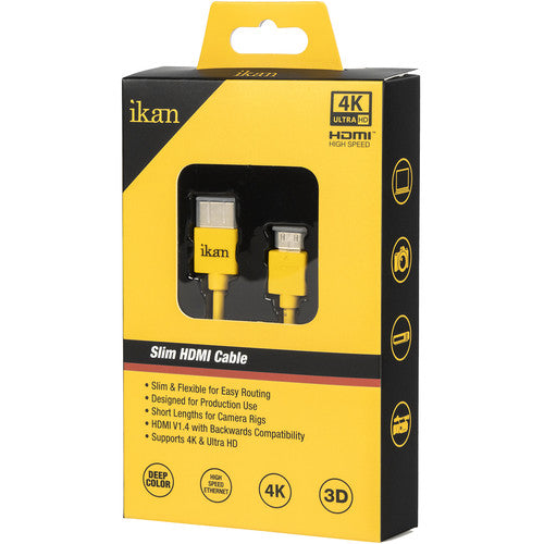 ikan High-Speed Cable Mini-HDMI a HDMI  (3')