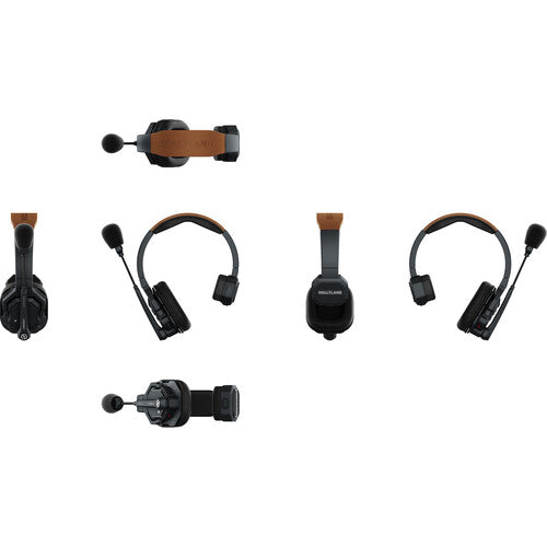 Hollyland Solidcom SE Global 4S 4-Person Full-Duplex Single-Ear Noise-Canceling Headset Intercom System (2.4 GHz)