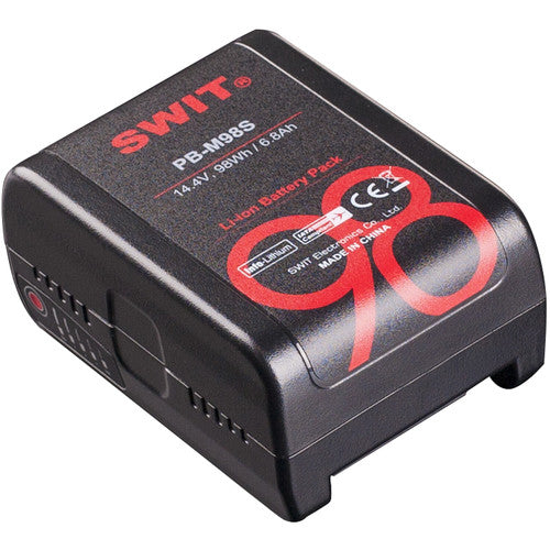 SWIT PB-M98S 14.4V 98Wh Pocket Battery with D-Tap and USB Output (V-Mount)