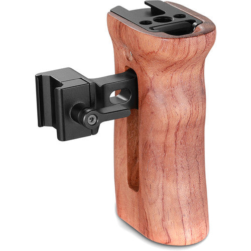 Mango lateral de madera SmallRig con abrazadera NATO